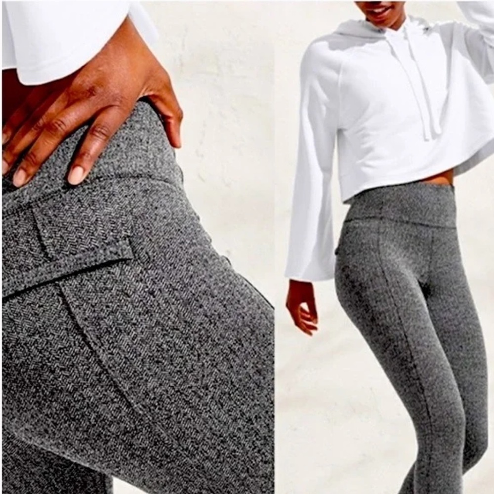 ATHLETA Delancey Herringbone Tight Activewear Pants - Size Small